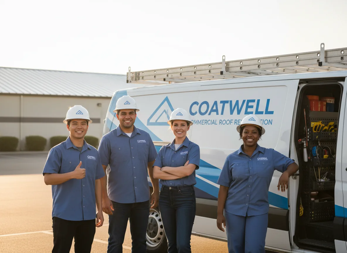 Commercial roof coating company in Walnut, MS